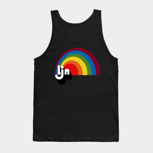 Vintage LJN Rainbow Logo Tank Top by MikesDeadFormats